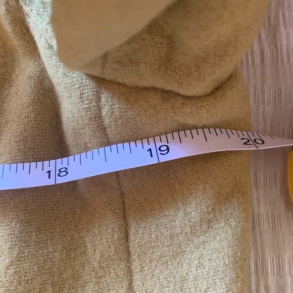 J. Crew Women's Sz 4 Blazer Lined Wool Cashmere Mustard Career Travel Academia - Picture 5 of 5